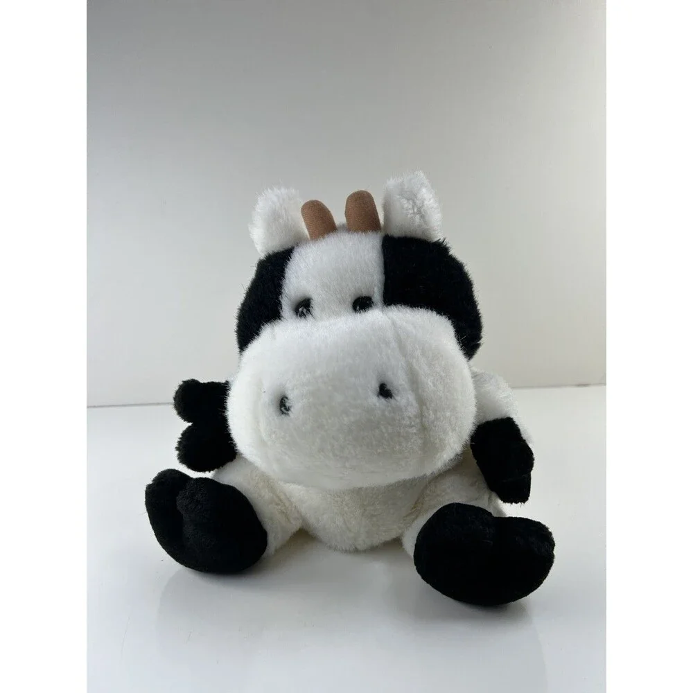 DGE Snuggie Hand Puppet Cow Toy Plush Vintage 1999 Stuffed Animal 9